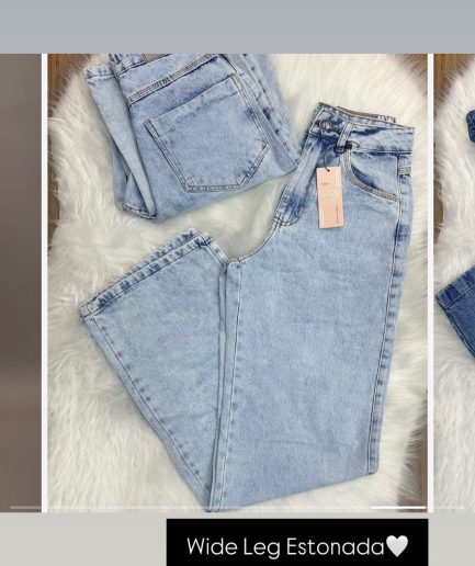 CALÇA WID LEG ESTORNADA