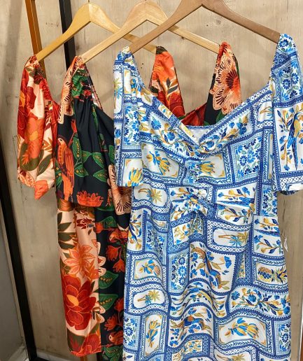 Vestido Estampa Farm Yasmin